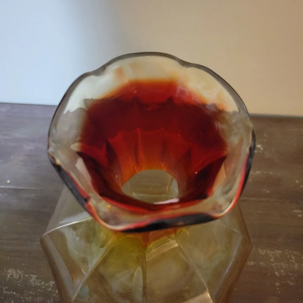 Vintage Amberina Tiara 8